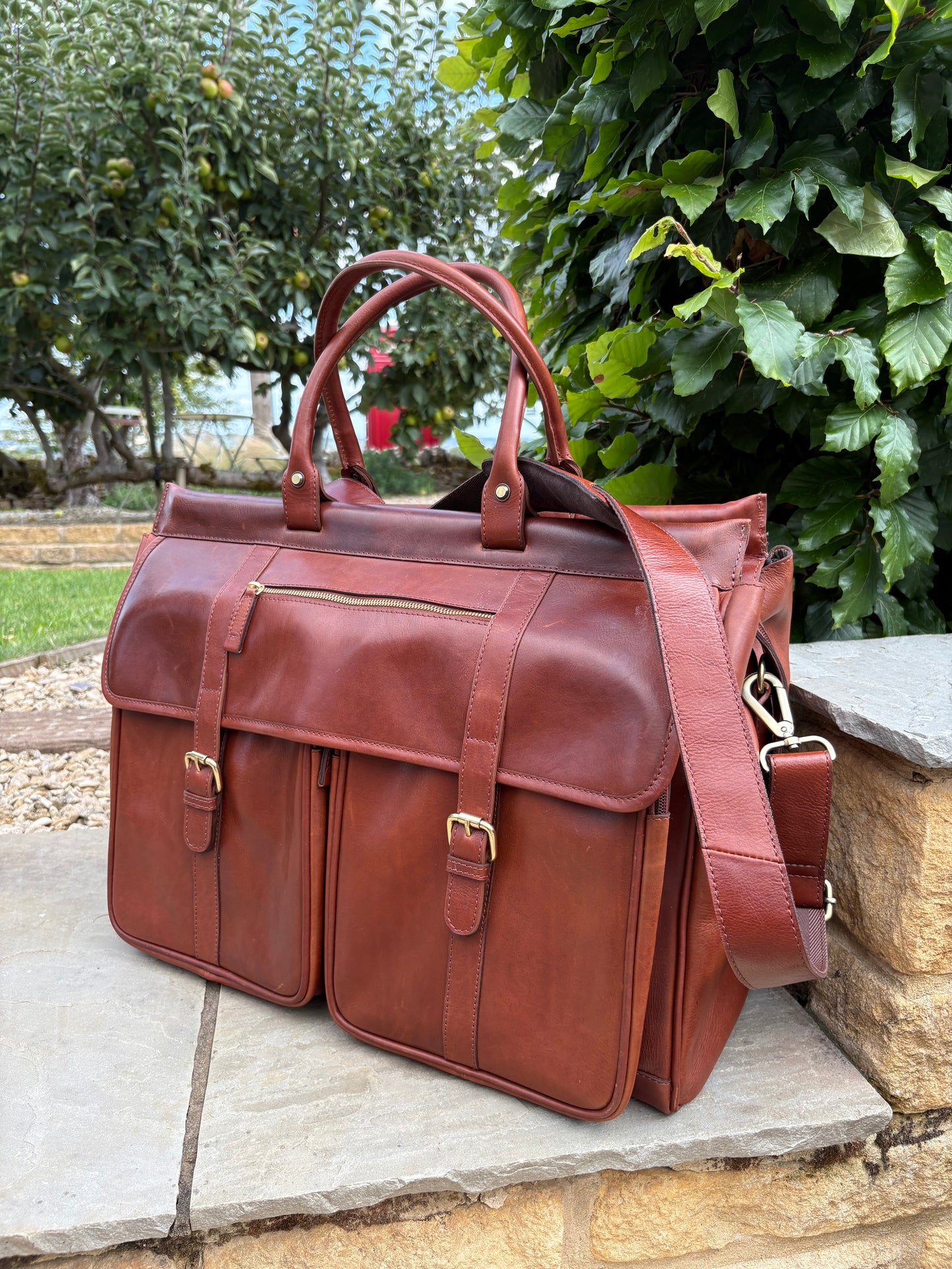 Blockley Gladstone XXL Holdall - English Chestnut