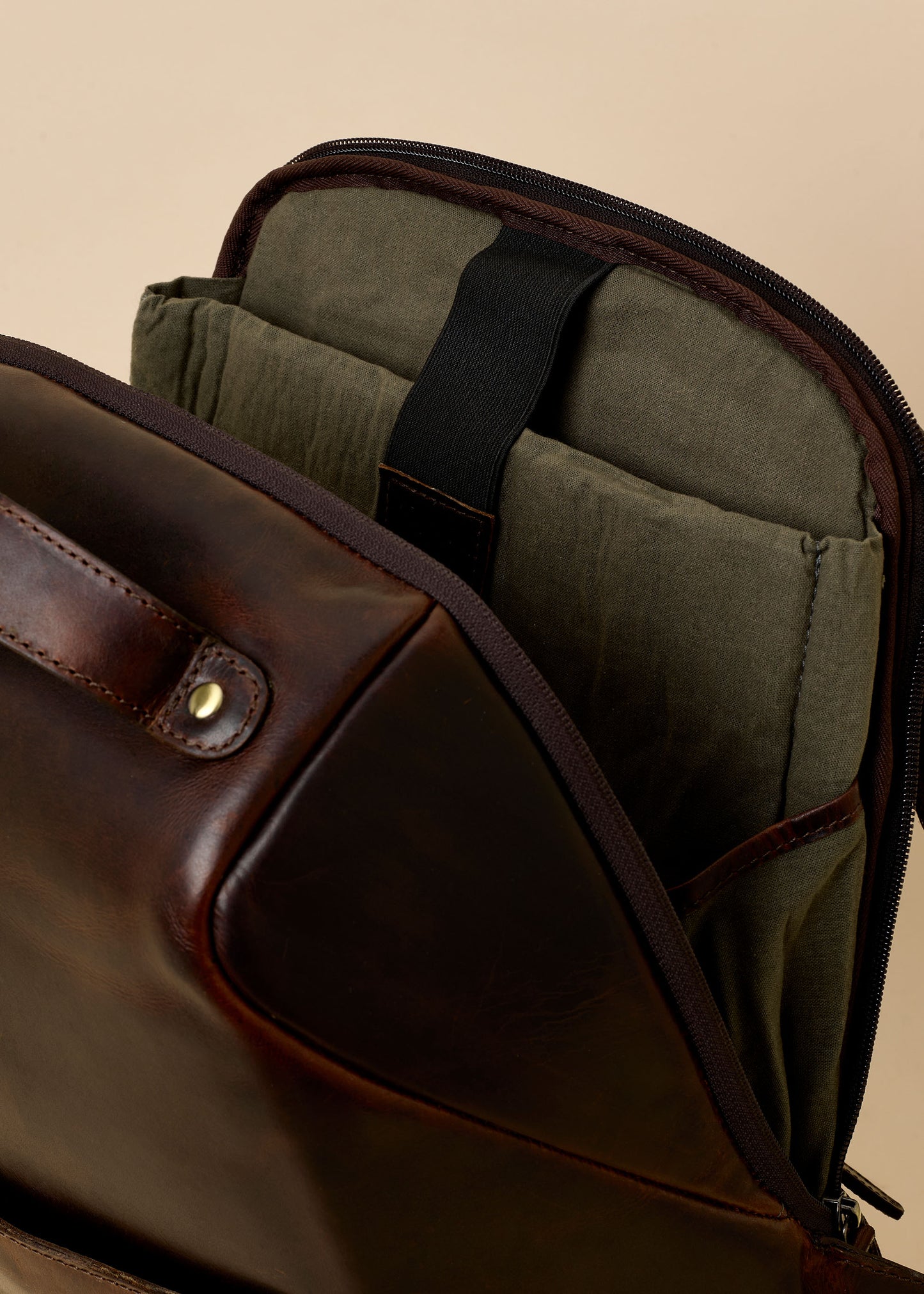 Kemble Aviator Back Pack - Brown