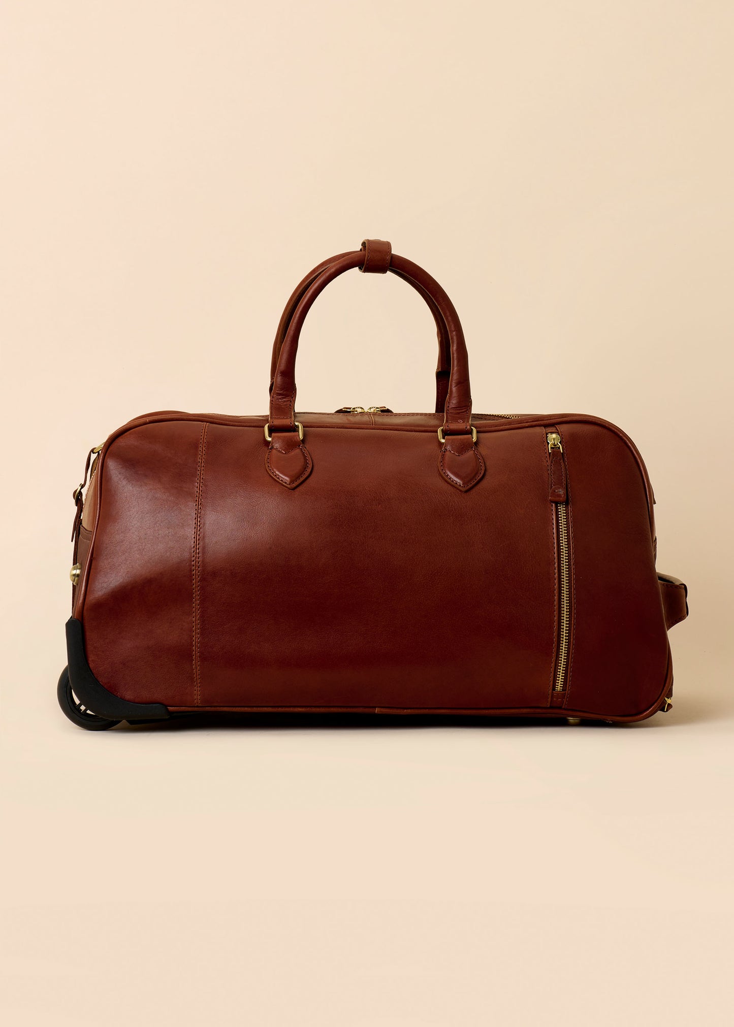 Blockley Wheeled Weekender - Chestnut