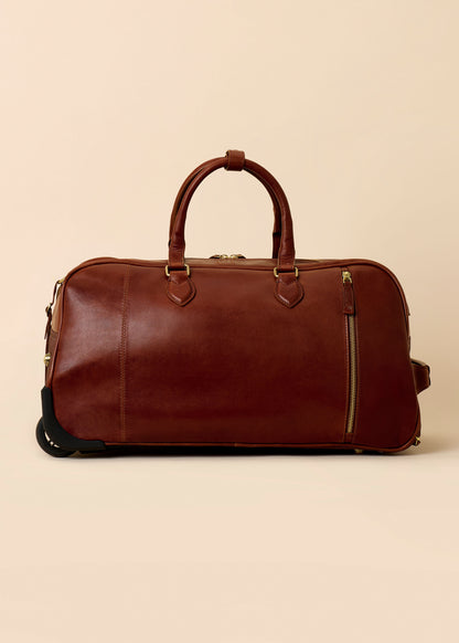 Blockley Wheeled Weekender - Chestnut