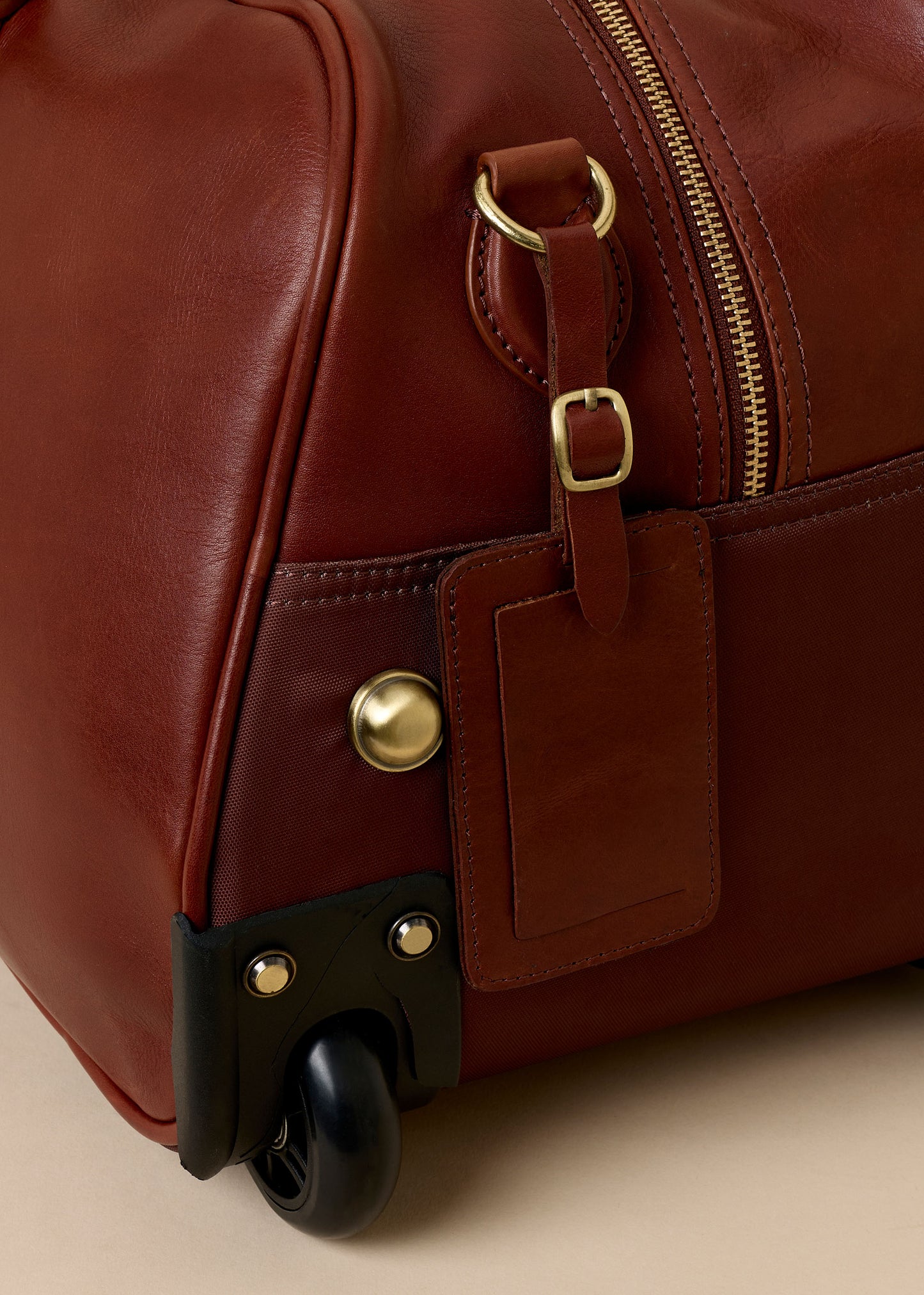 Blockley Wheeled Weekender - Chestnut