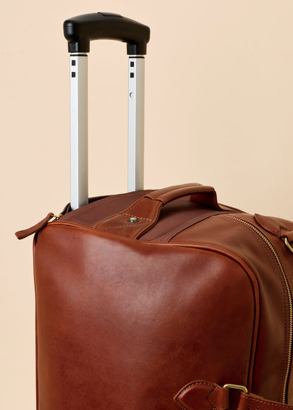 Blockley Wheeled Weekender - Chestnut