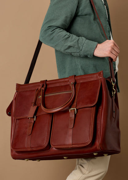 Blockley Gladstone XXL Holdall - English Chestnut