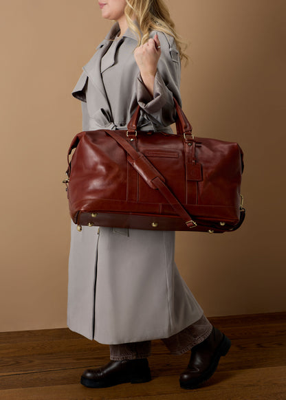 Blockley Weekender Bag English Chestnut - Large