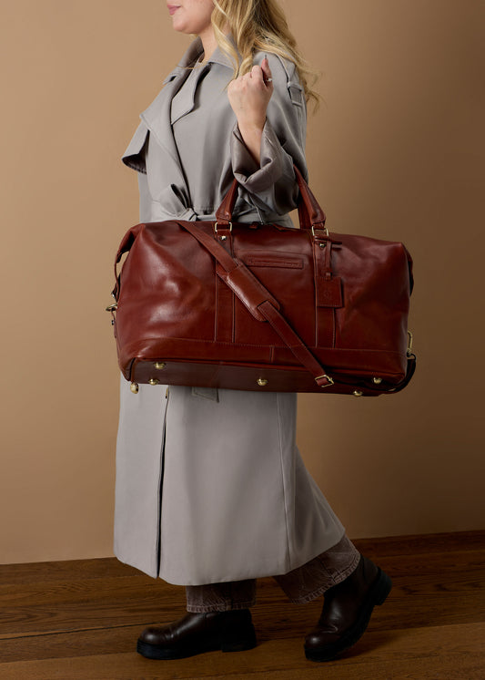 Blockley Weekender Bag English Chestnut - Large