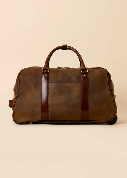 Fenland Wheeled Weekender Brown/Brandy
