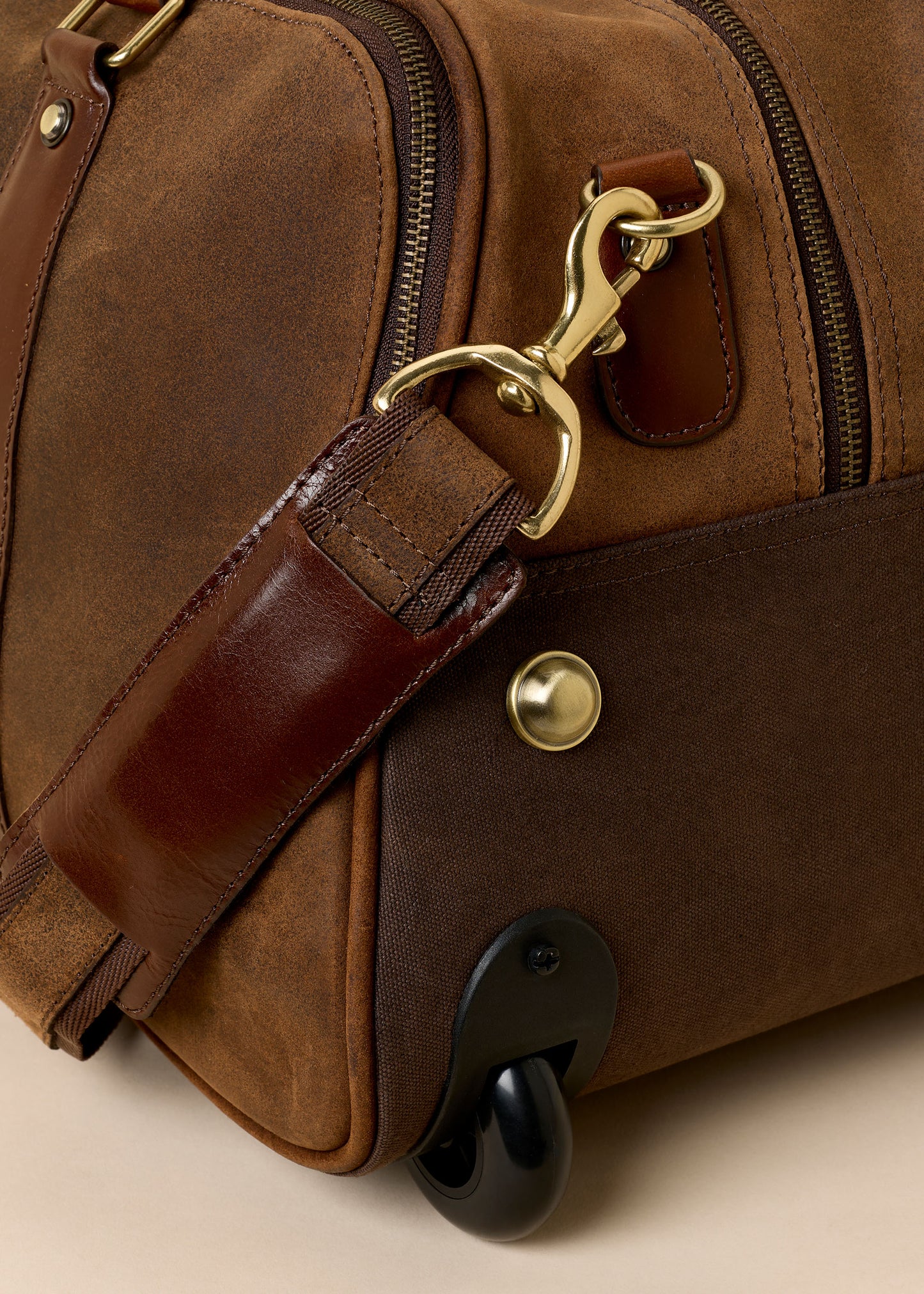 Fenland Wheeled Weekender Brown/Brandy
