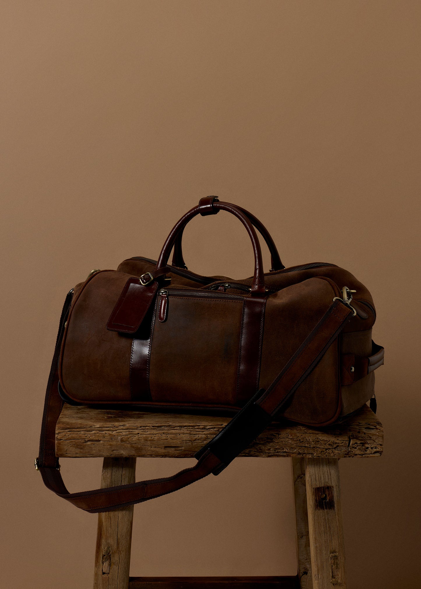 Fenland Wheeled Weekender Brown/Brandy