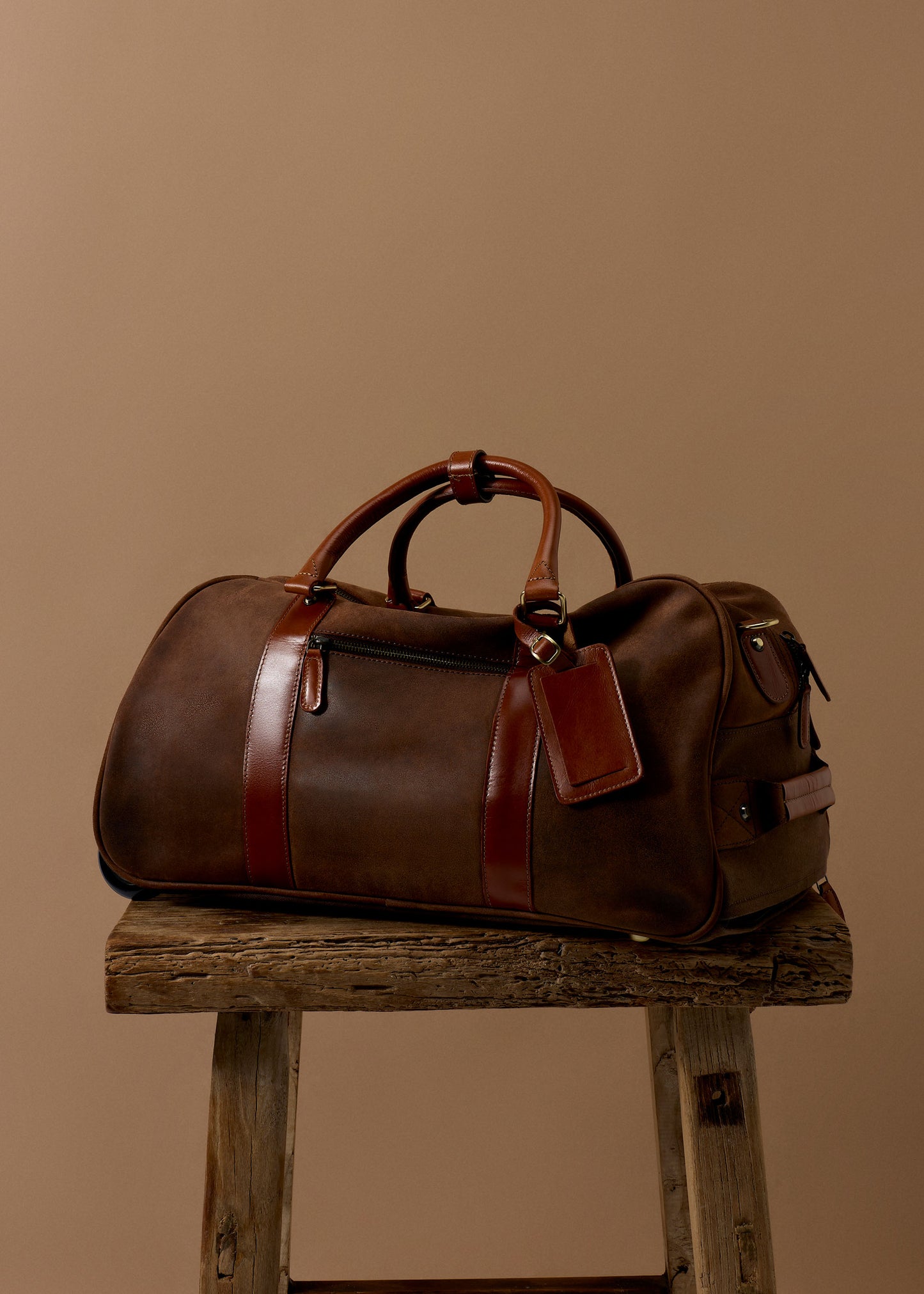 Fenland Wheeled Weekender Brown/Tan