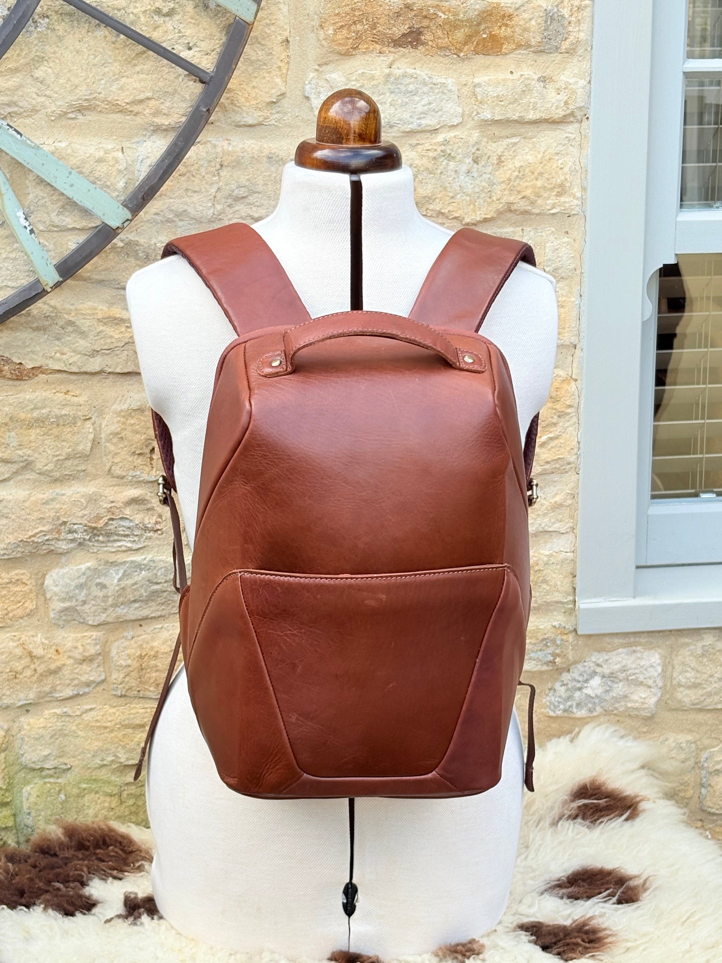 Kemble Aviator Back Pack - Tan