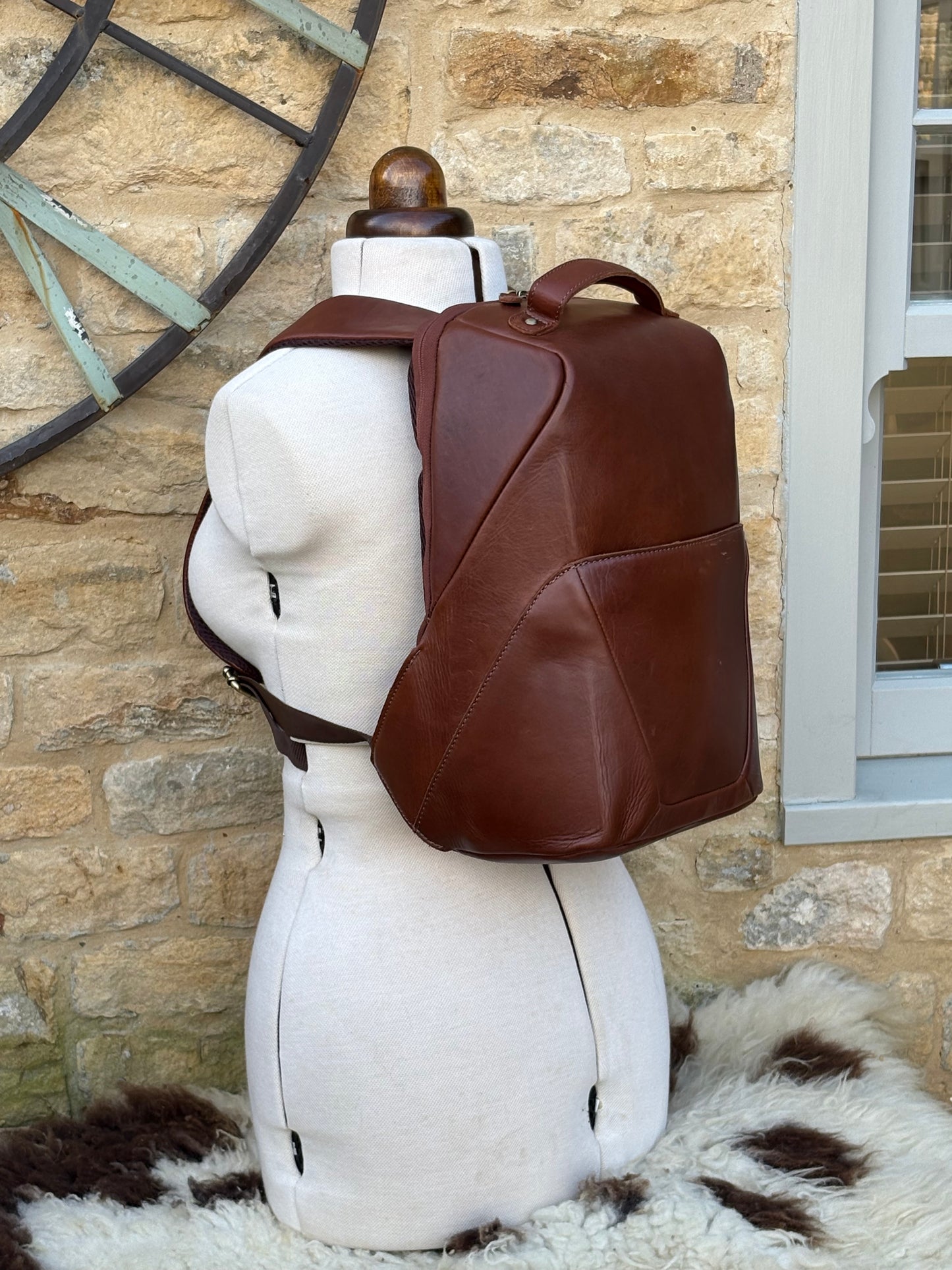 Kemble Aviator Back Pack - Tan