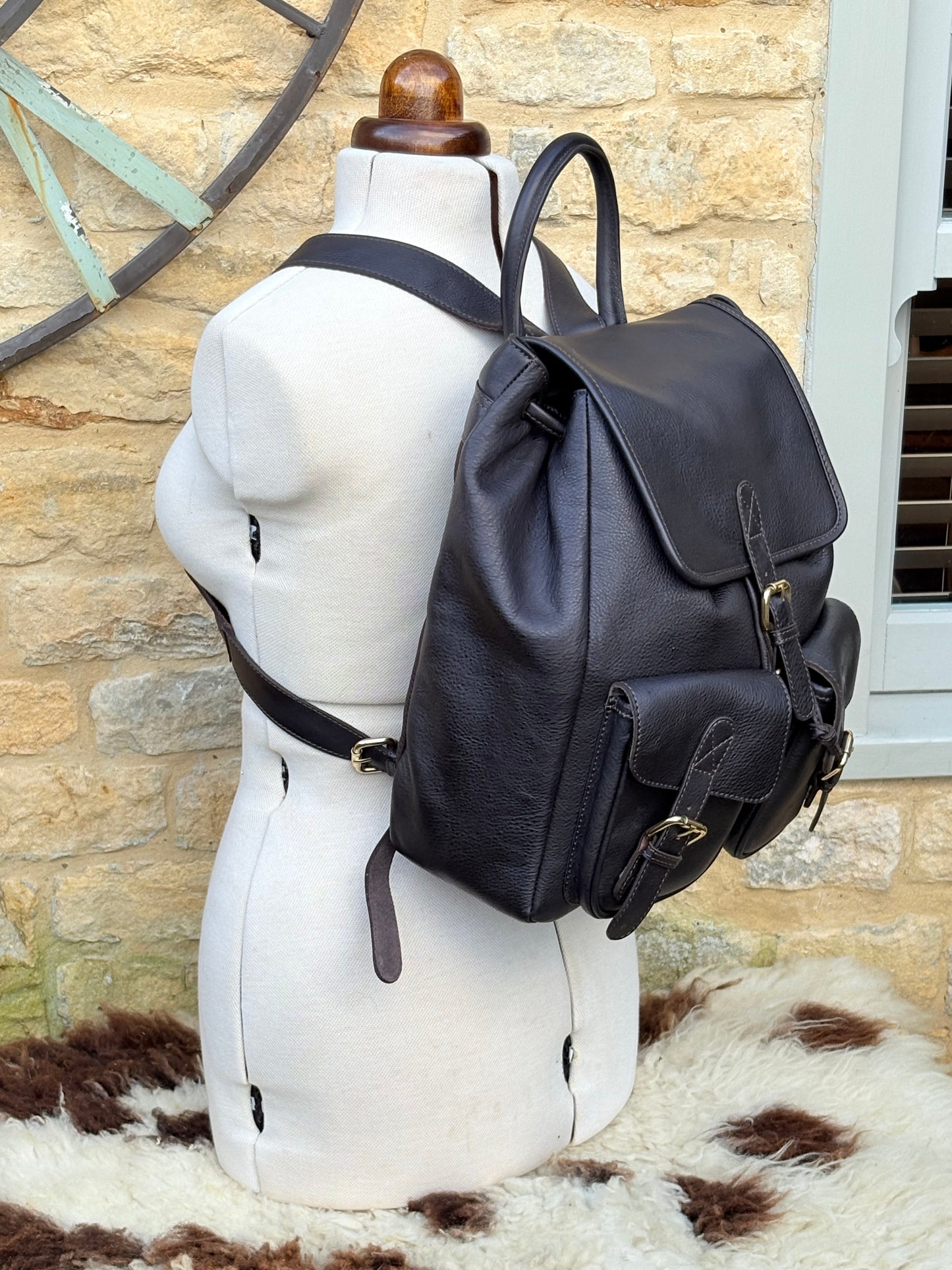 Blockley Classic Backpack - Dark Oak