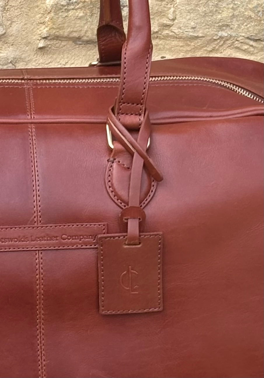 Blockley Wheeled Weekender - Chestnut