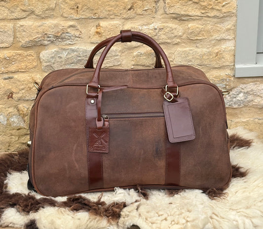 Fenland Wheeled Weekender Brown/Brandy