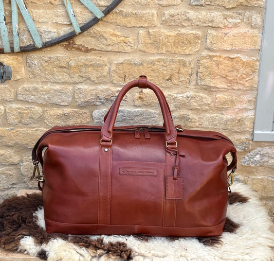 Blockley Weekender Bag English Chestnut - Large