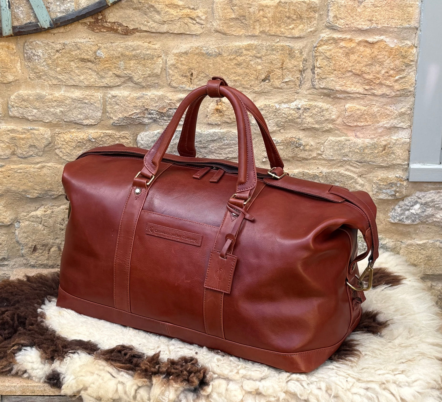 Blockley Weekender Bag English Chestnut - Large