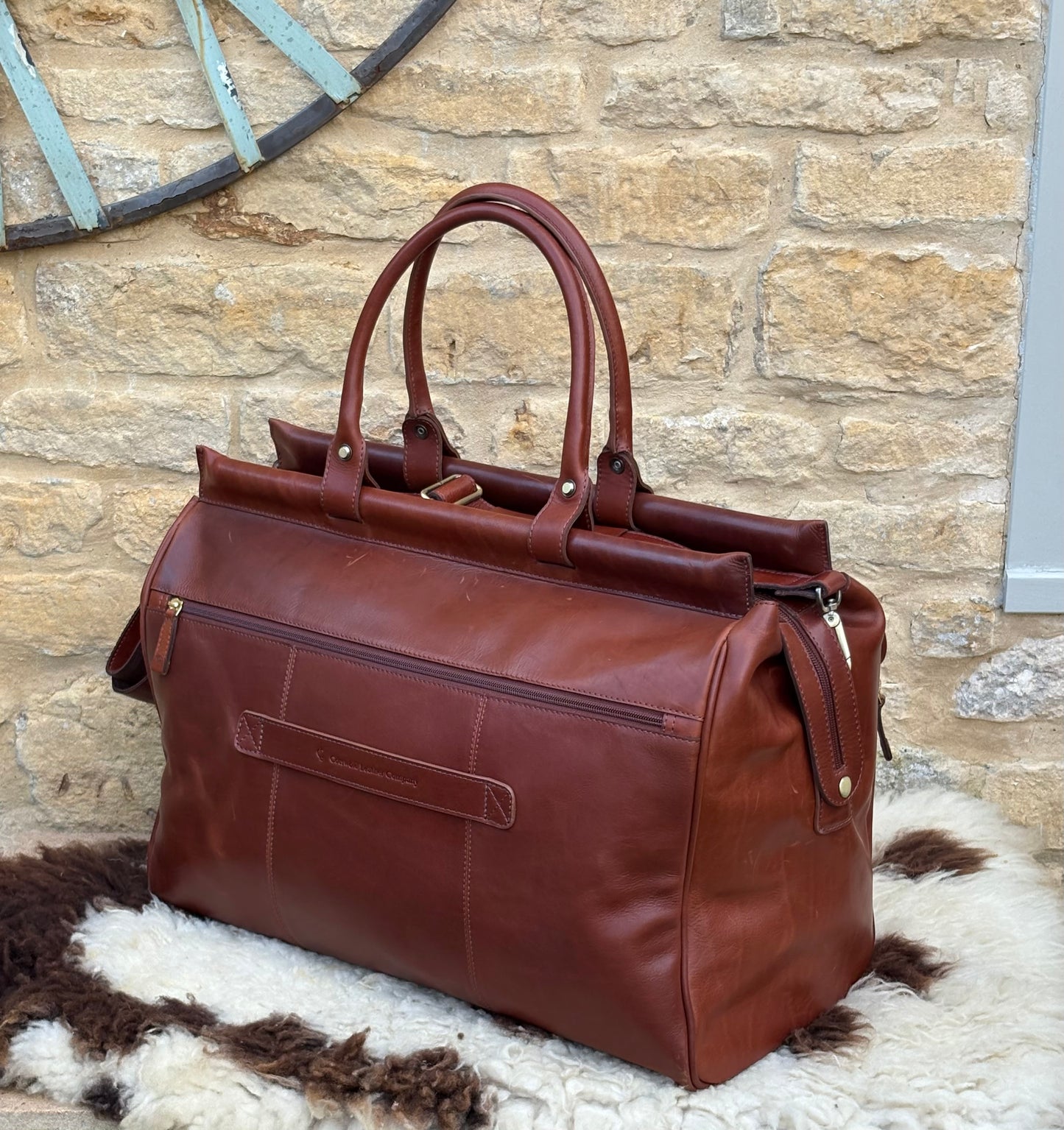 Blockley Gladstone XXL Holdall - English Chestnut