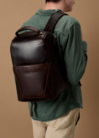 Kemble Aviator Back Pack - Brown