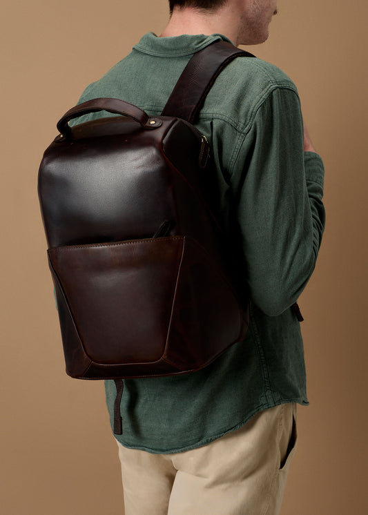 Kemble Aviator Back Pack - Brown