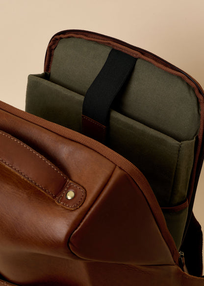 Kemble Aviator Back Pack - Tan