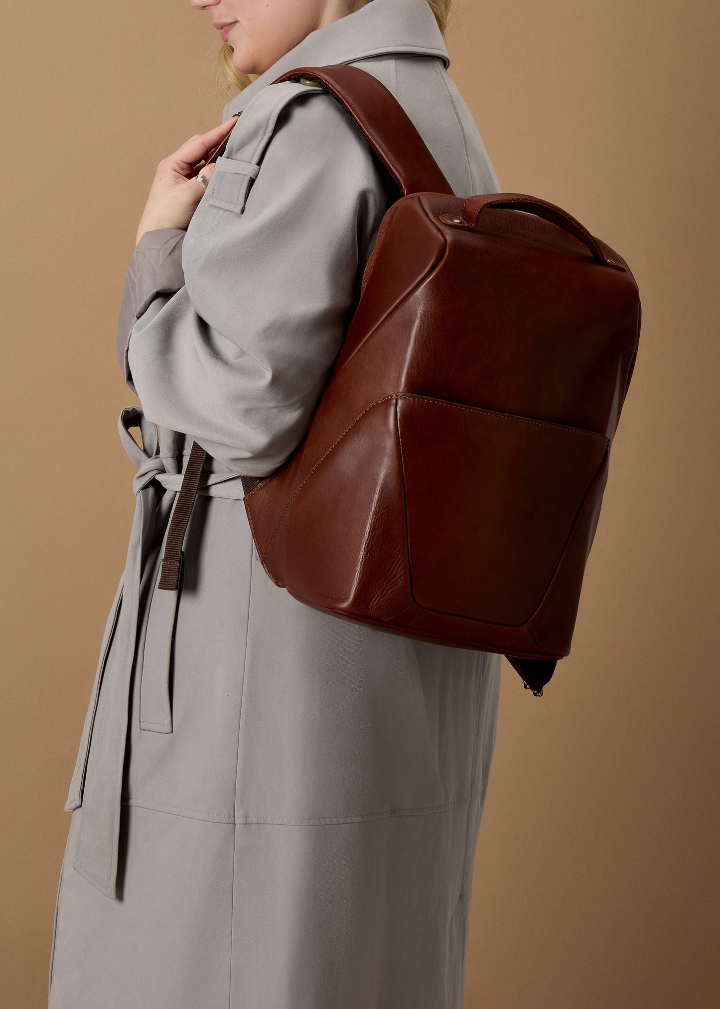 Kemble Aviator Back Pack - Tan