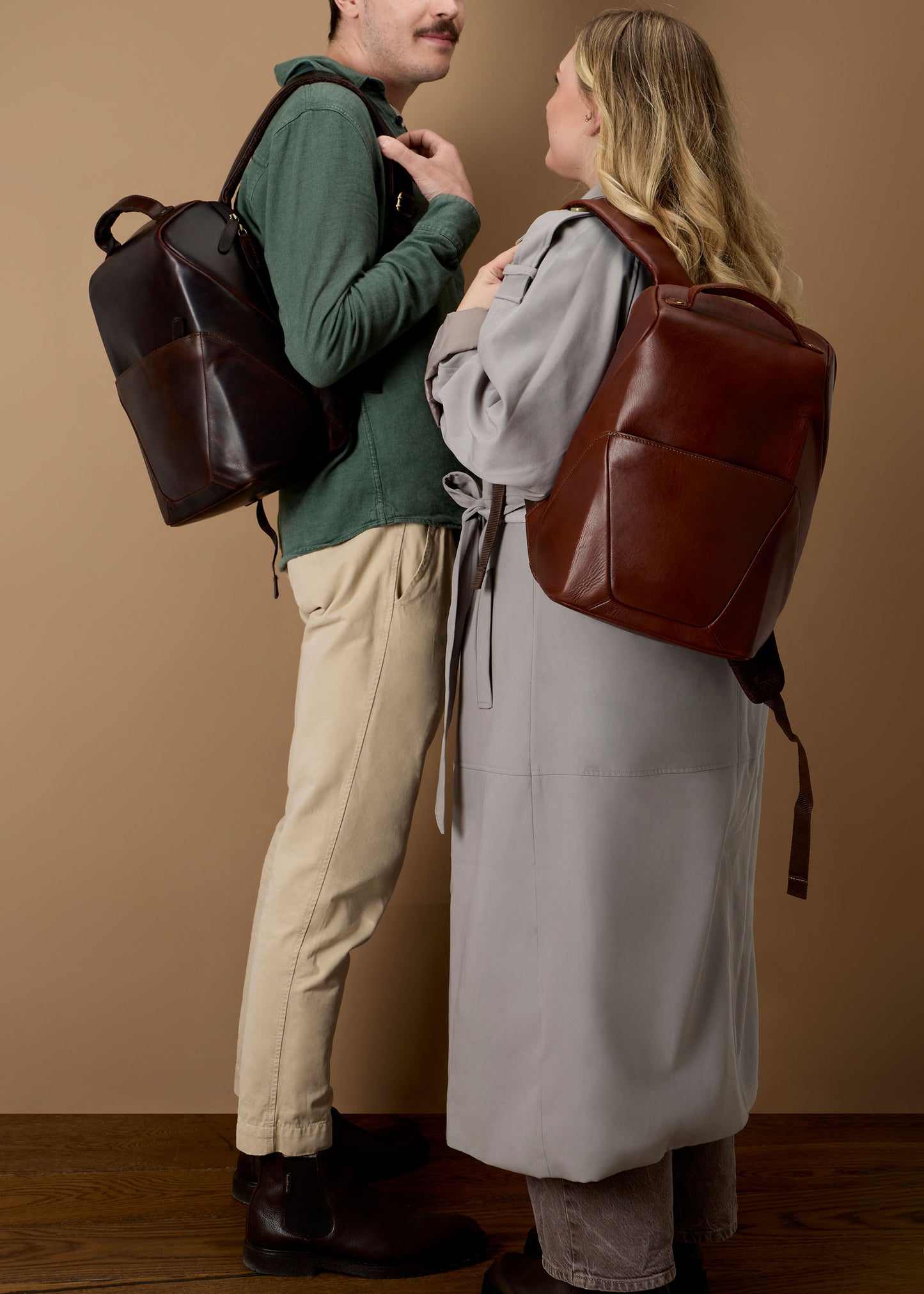 Kemble Aviator Back Pack - Tan